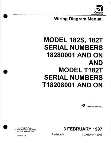 TEXTRON CESSNA 182S WIRING DIAGRAM MANUAL Pdf 